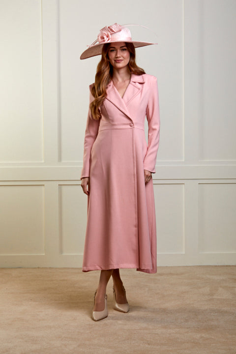 Siena - Pale Pink Dress Coat