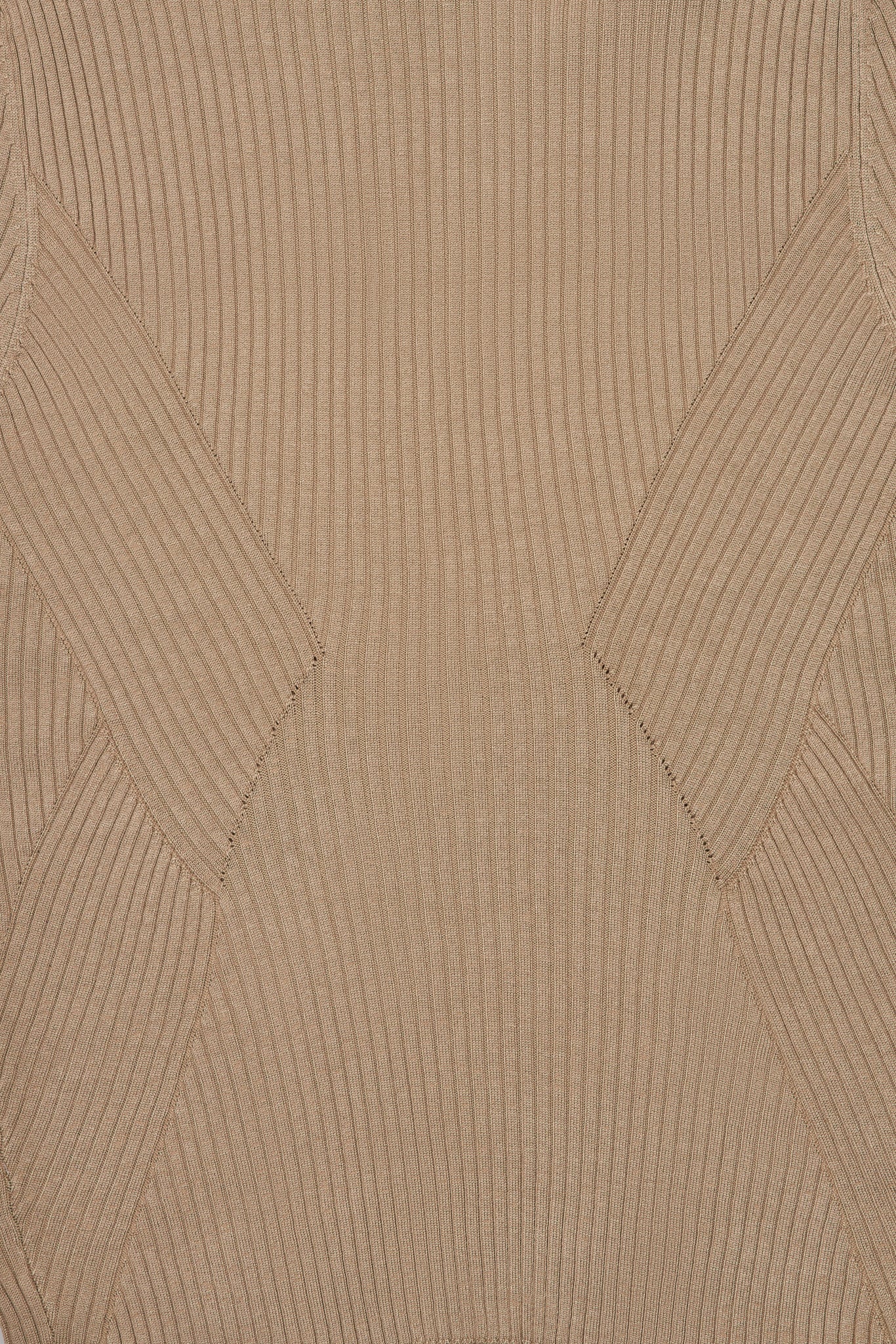 Camel Bella Roll Neck Sweater