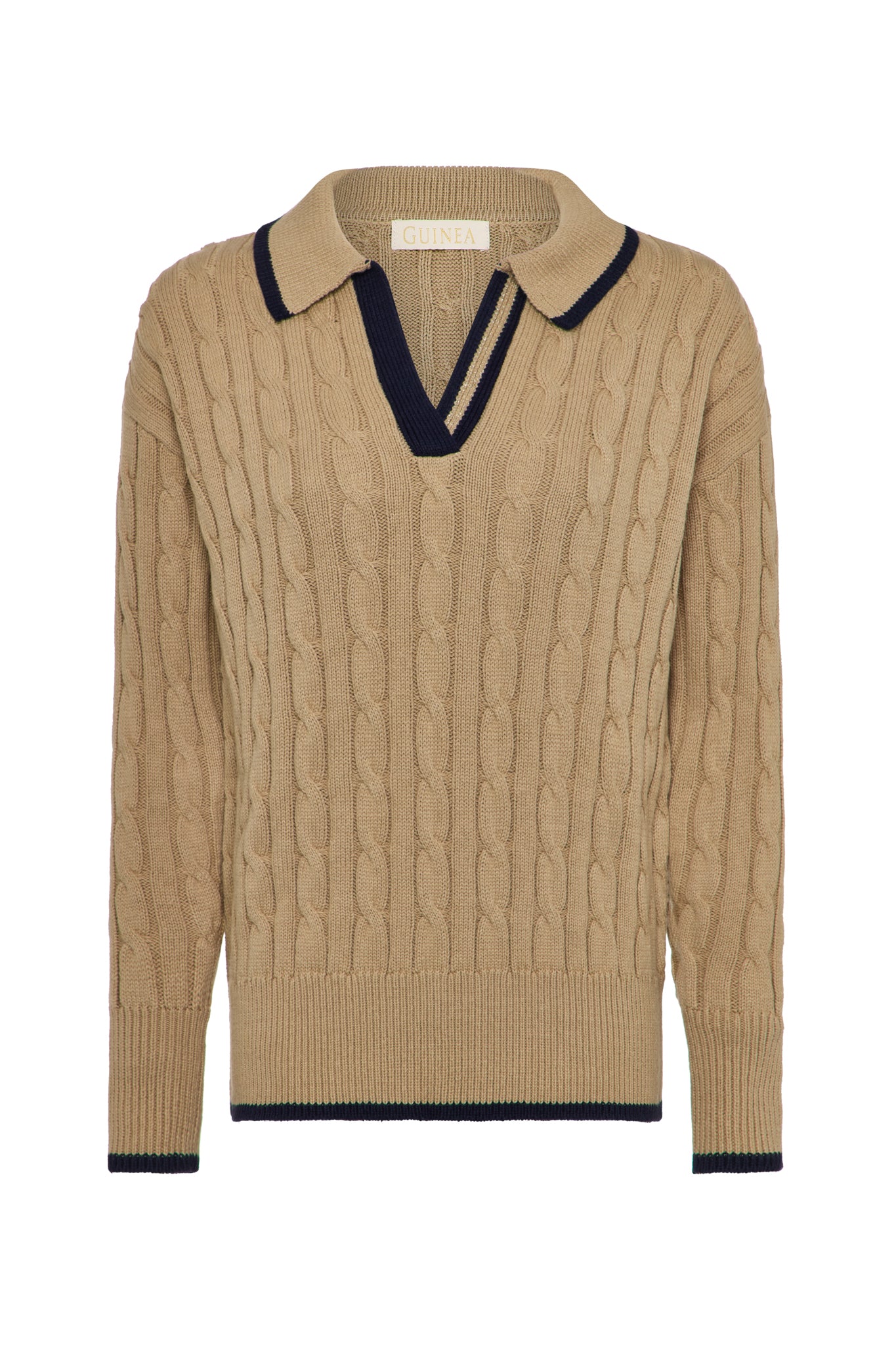 Ottie Collared Fawn Sweater