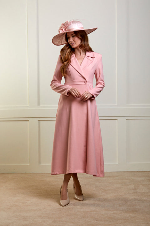 Siena - Pale Pink Dress Coat