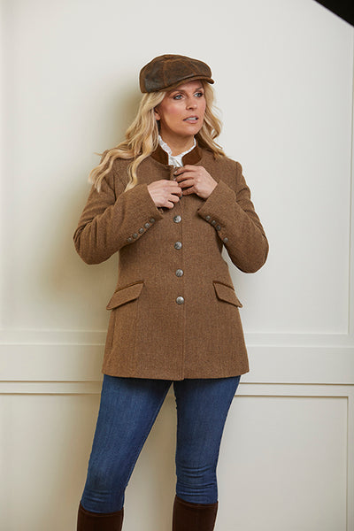 Newbury Fawn Jacket - Wool With Velvet Trims