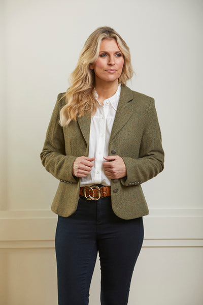 Kensington - Green Herringbone Tweed Jacket