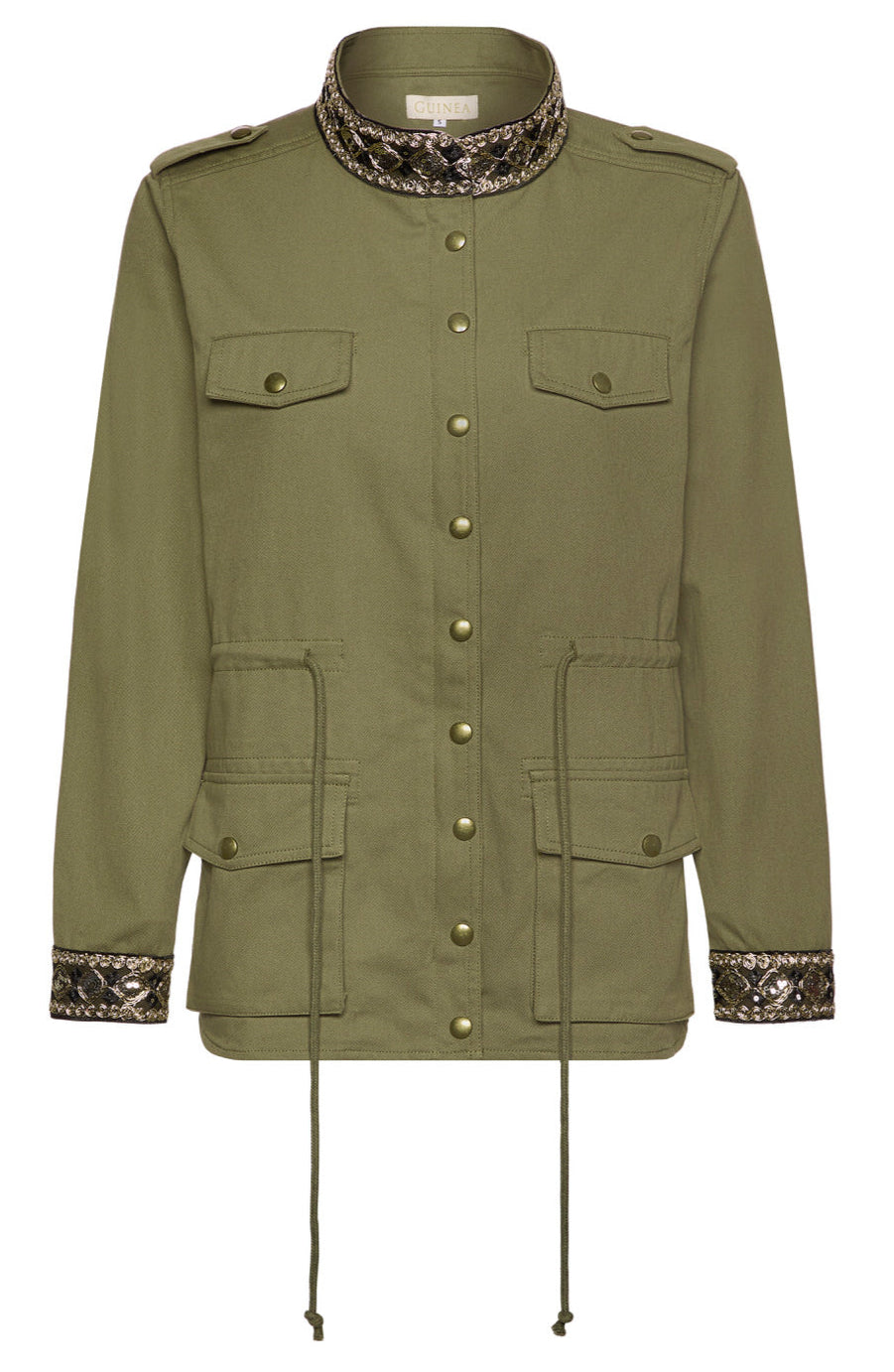 Hampton Combat Jacket - Khaki Green