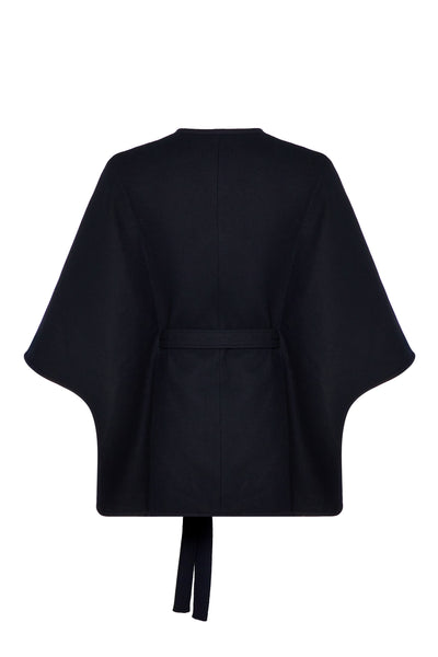 Serena Navy Cape