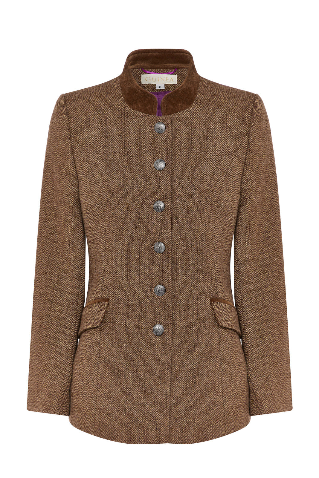 Newbury Fawn Jacket - Wool With Velvet Trims