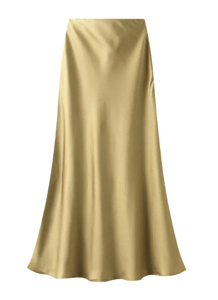 Gold Slip Skirt