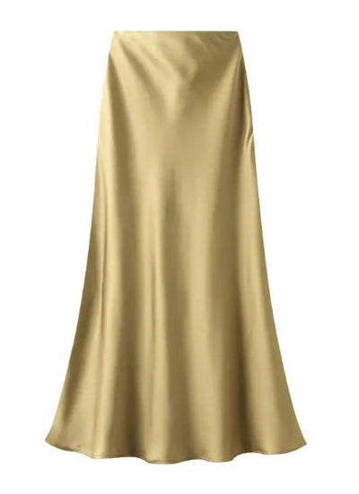 Gold Slip Skirt