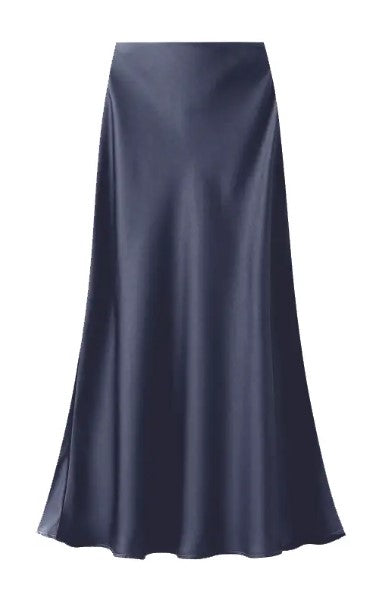 Navy Slip Skirt
