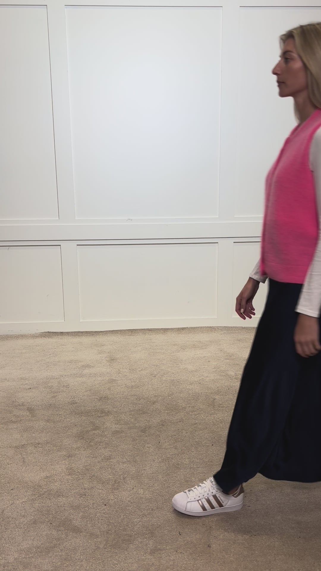 Pink Alpaca Knitted Vest - 50% OFF