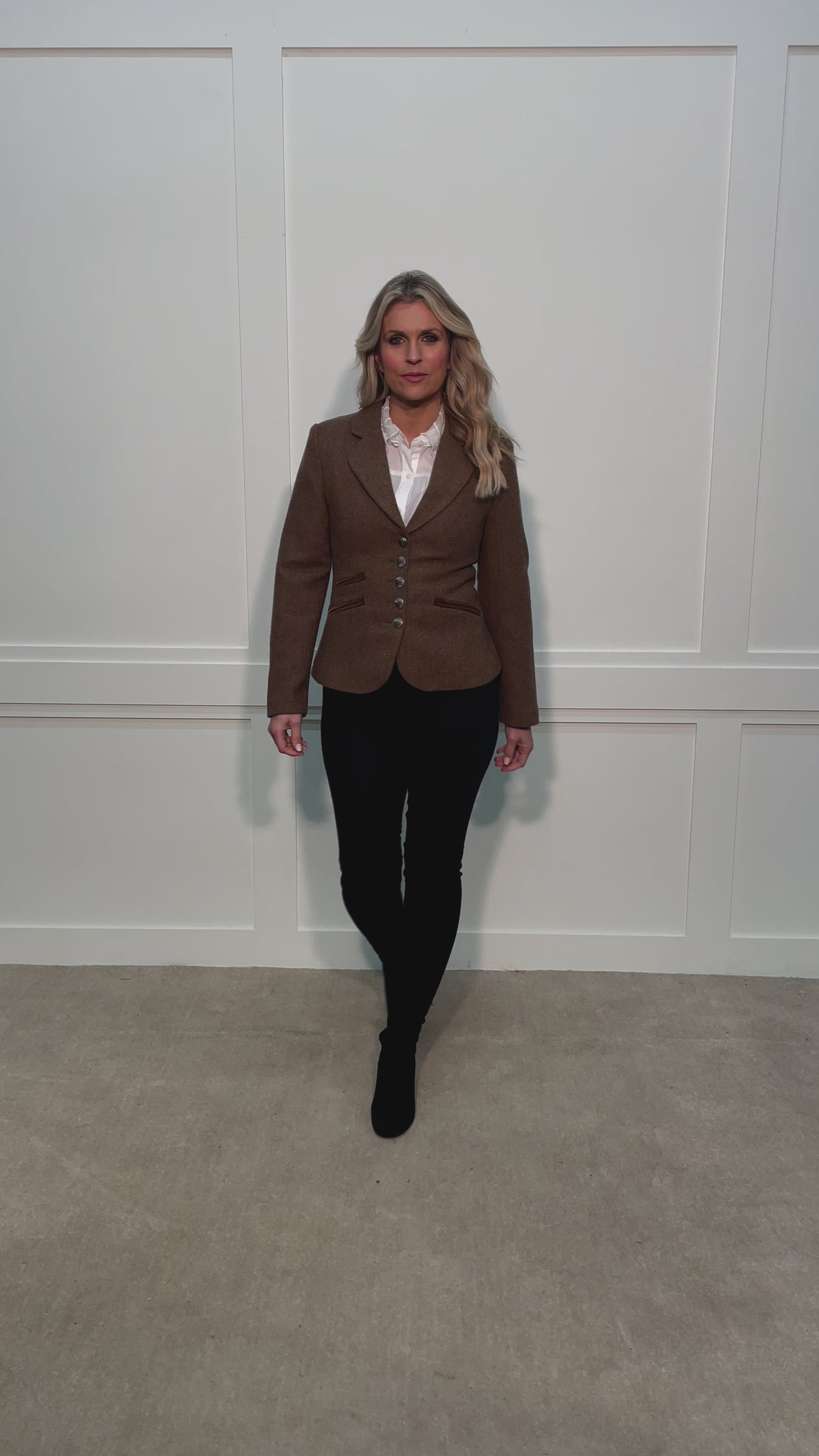 Kensington - Brown Herringbone Tweed Jacket