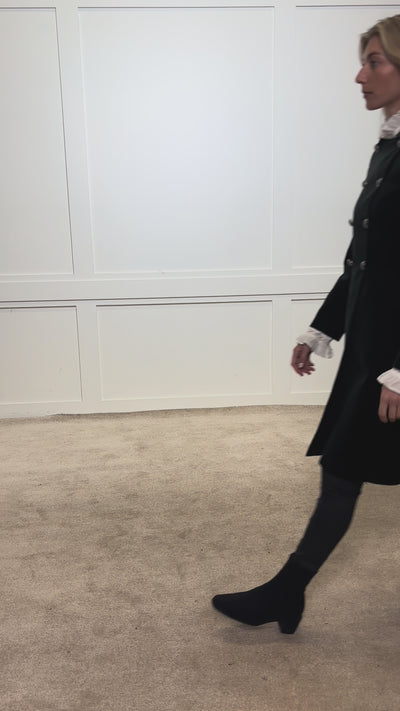 Athina Coat - Green Velvet -Limited Edition - 30% OFF