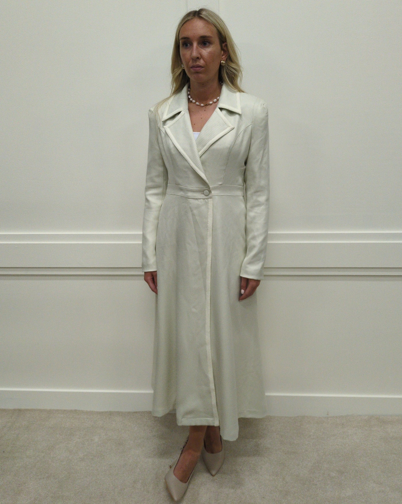 #438 Isla Dress Coat - Sample - UK Size 8