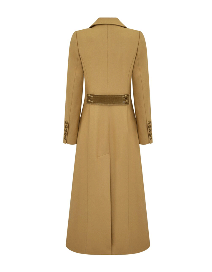 Trench Coat – Camel Melton Wool – GUINEA