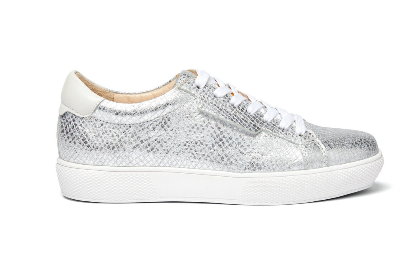 Camden Silver Low Top Trainer 70% OFF