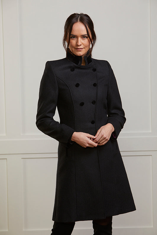 Knightsbridge Wool Coat - Black £200 Off